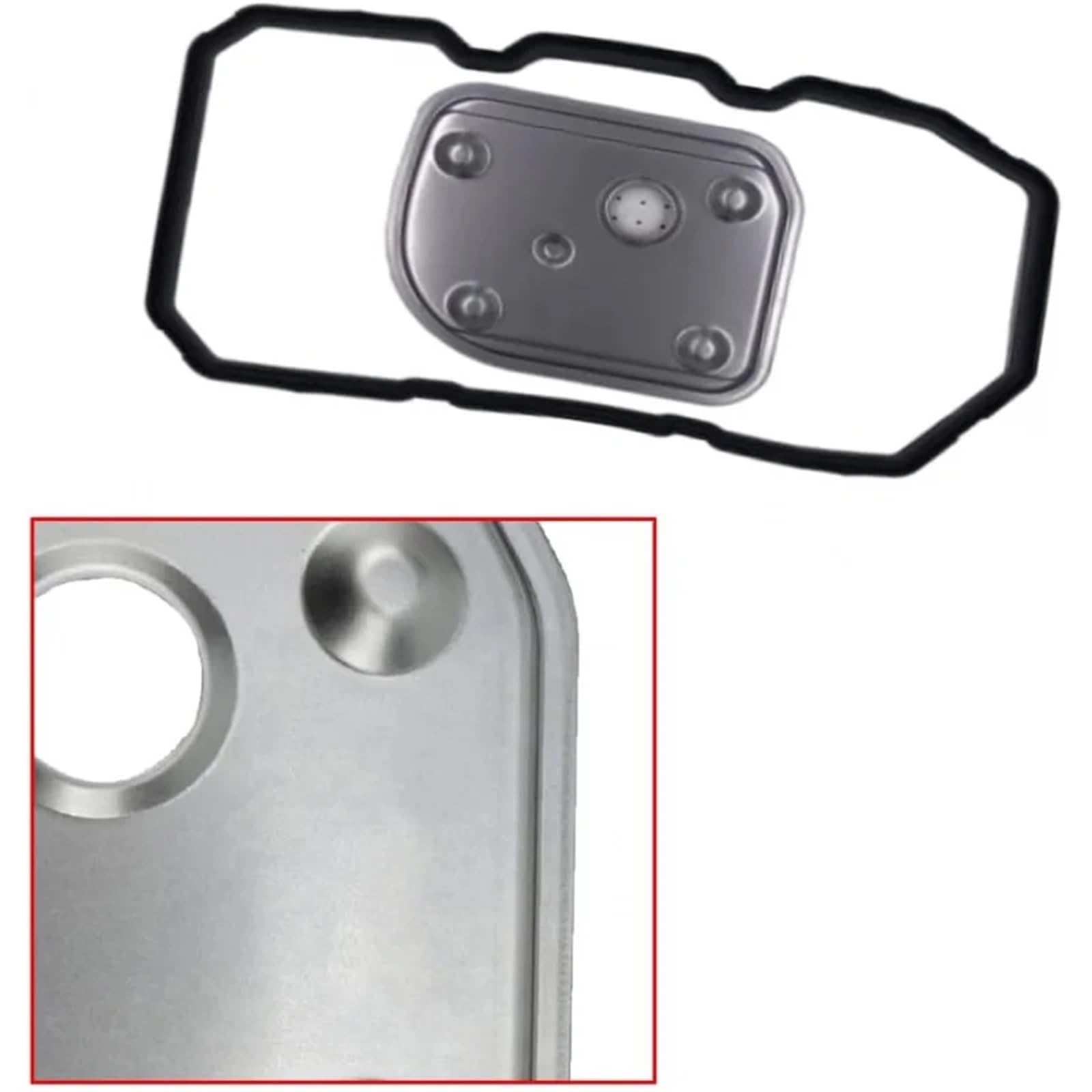 filtr przekładniowy Zestaw uszczelek miski olejowej filtra skrzyni biegów pasujący do Mercedesa Benz klasy A 2004-2012 9331866032548,1693771395,A1693771394