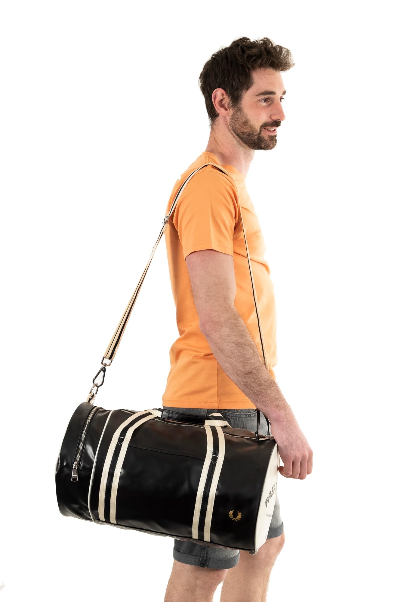 Fred Perry Bolsa Clásica Negra Unisex