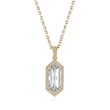 VACRONA Gold Pendant Necklaces for Women 14K Gold Plated Dainty Necklace Elegant Jewelry Gifts