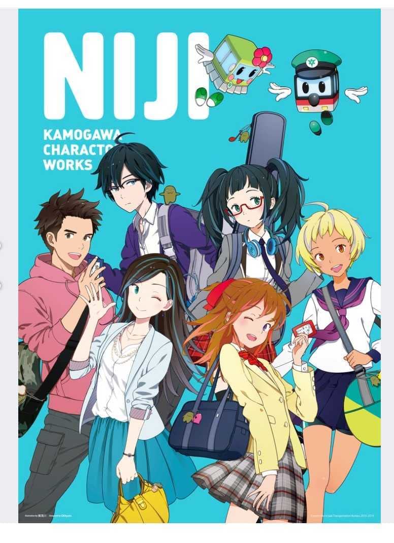 Amazon.co.jp: 地下鉄に乗るっ NIJI ポスター 太秦萌 賀茂川 : おもちゃ
