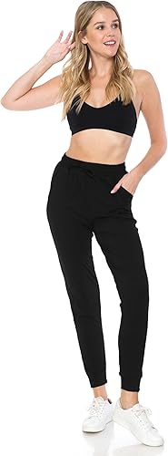 Miniatura 6 de Leggings Depot - Pantalones deportivos de calce relajado para mujer, con bolsillos y puños, ideales para yoga y entrenamiento