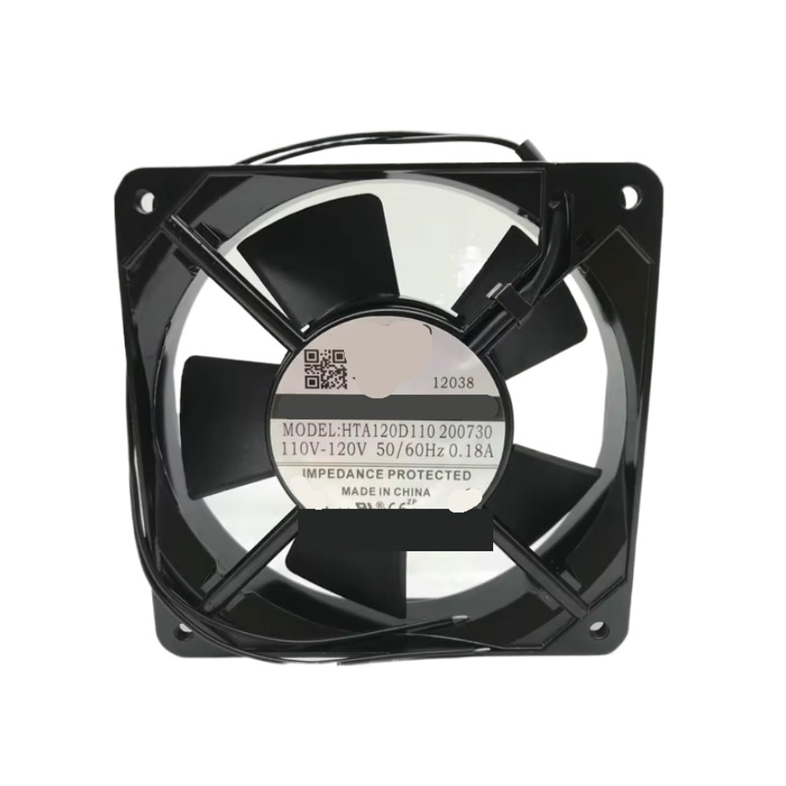 TPKMVGAP HTA120D110 AC 110V 120V 0.18A 120x120x25mm Server Cooling Fan