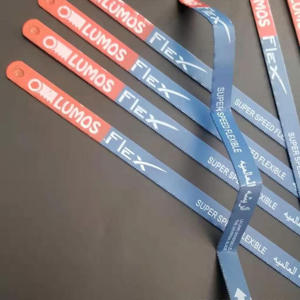 Cuchillas de sierra para metales de acero rápido – 10 piezas de repuesto 300 mm 24 TPI para sierra de mano