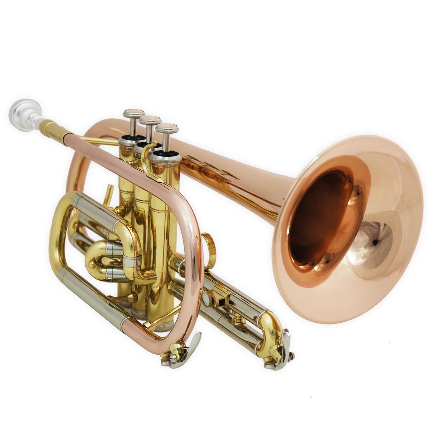Soundman ECR-501R Kornett in Goldmessing - mit Mundstück und Koffer