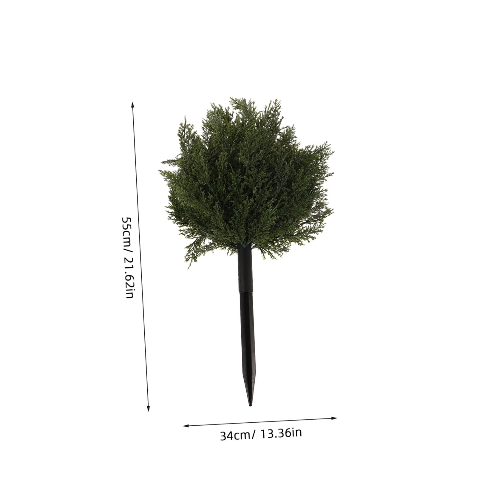 Cabilock Cedro Sempreverde Artificiale per Giardino Decorazioni da Vialetto Albero di Natale Finto con Punta Rami di Pino Finti per Esterni Arbusti di Cedro Finto per Patio Cortile Porta