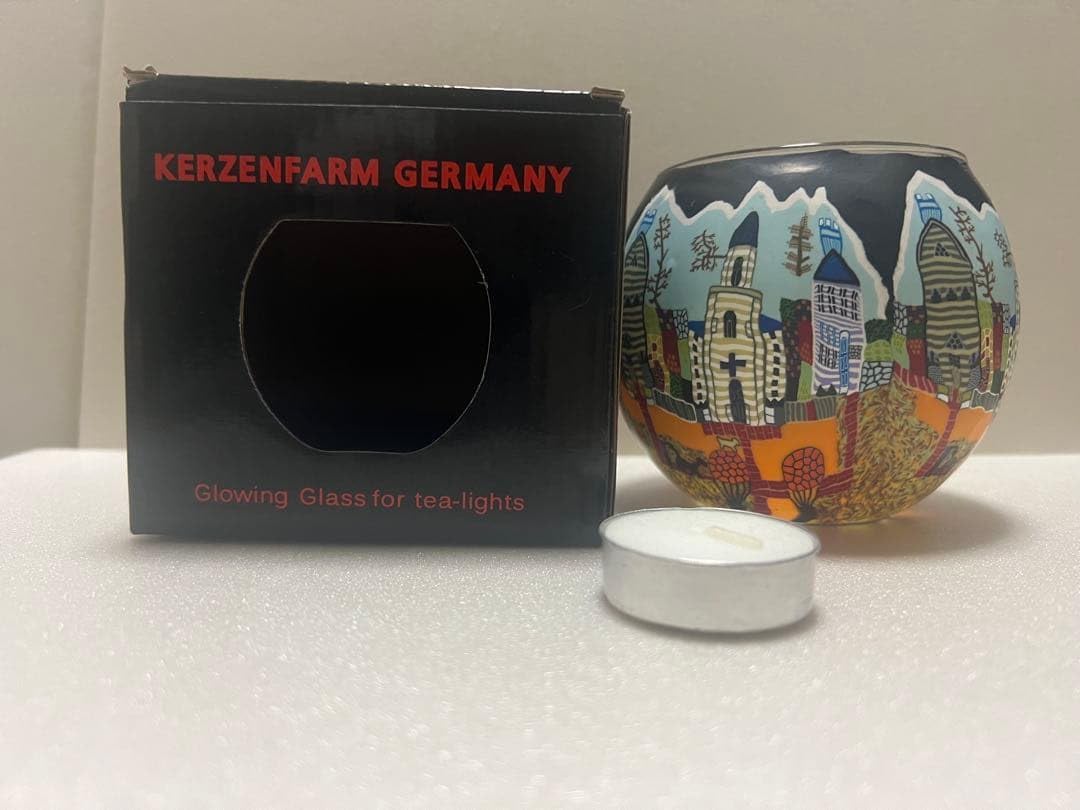 KERZENFARM キャンドルホルダー ガラス クリスマスマーケット - メルカリ
