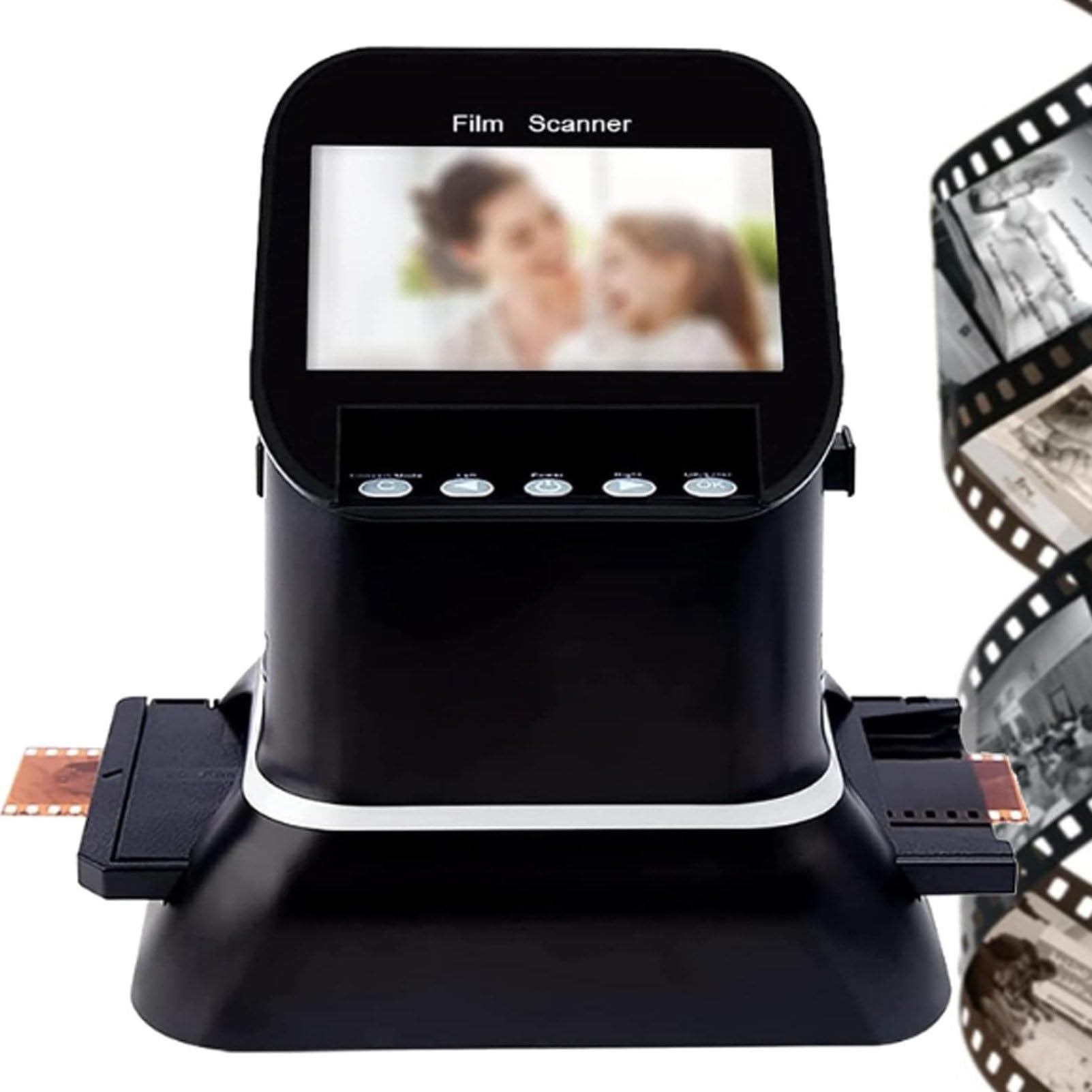 22MP Digital Film & Slide Scanner, Convert 135 126 120 127 Films Slides to Negatives Color Black White JPG Photos, 4.3in LCD Screen Professional Film Scanne-image-10
