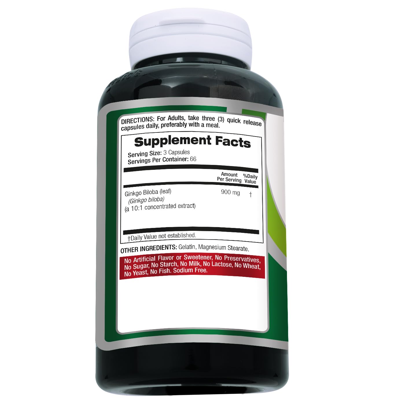 FITO MEDIC'S Ginkgo Biloba | Ginkgo biloba Herb Leaf Capsules | 200 Capsules | Concentrated Extract | Highly Absorbable Herbal Supplement — Amazon image 9