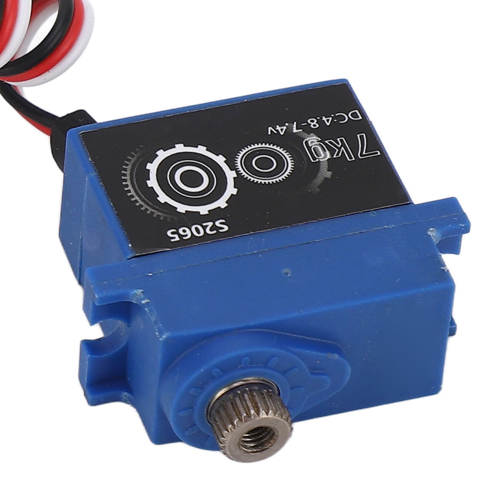 RC Servo & Mount For Axial SCX24 - Emax ES08MAII 12g Metal Gear Servo Upgrade Parts (Red)