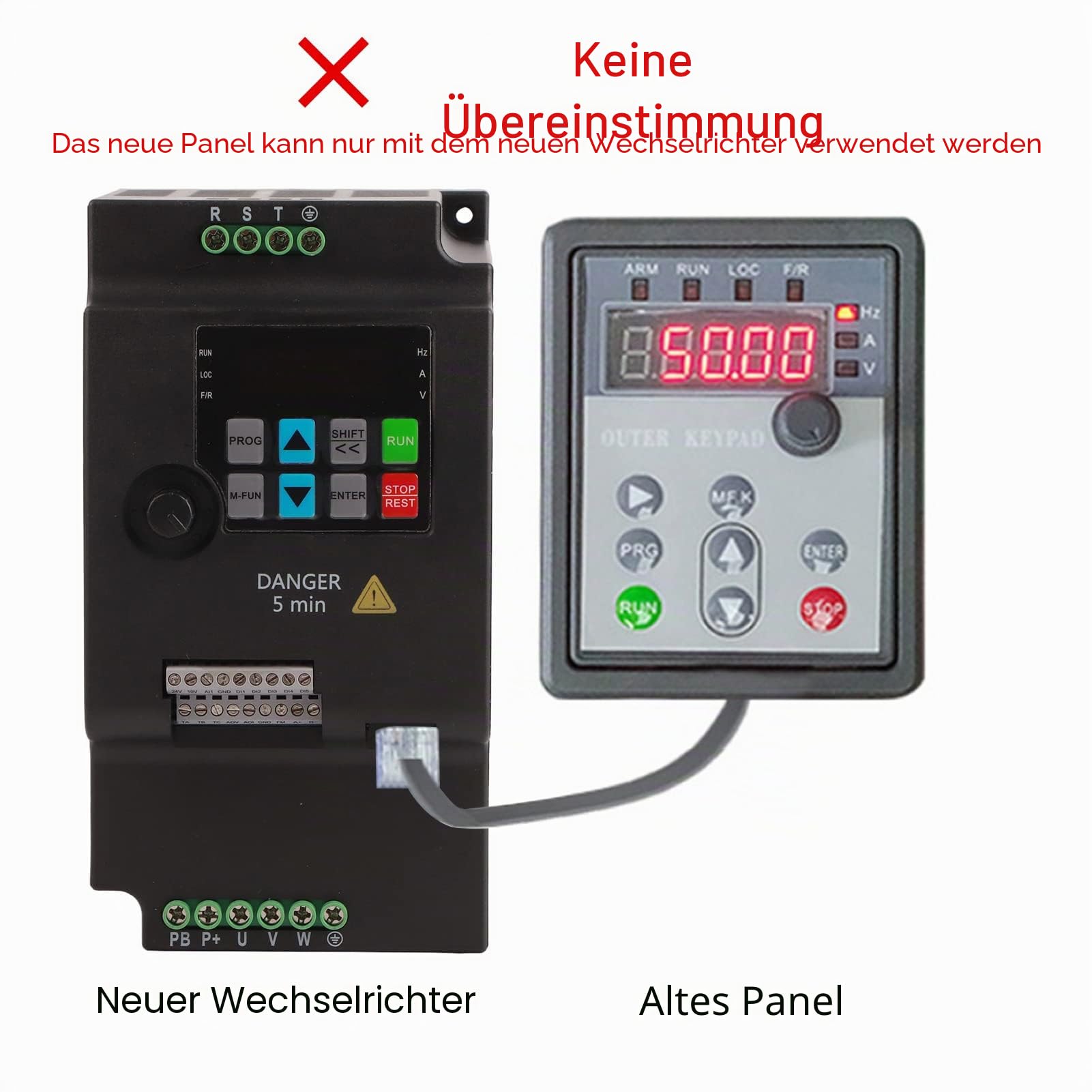 VFD Inverter Frequenzumrichter Mini SKI780 VFD 1/3 Phasen Wechselstrom Wechselrichter für Drehstrommotor Spindelmotor, 220V/380V, 0.75/1.5/2.2KW Drehzahlregler(220VAC, 0.75KW)