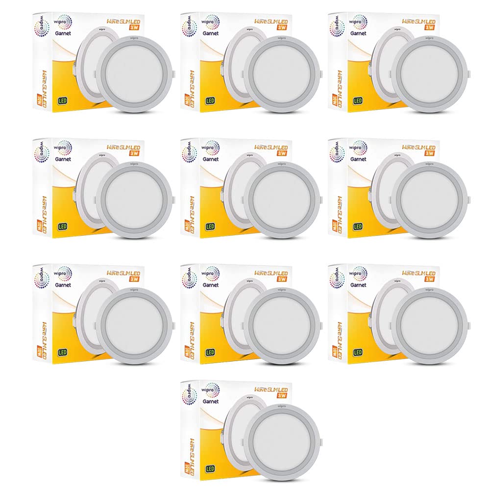 Wipro Garnet LED Wave Panel Lights - Warm White -11