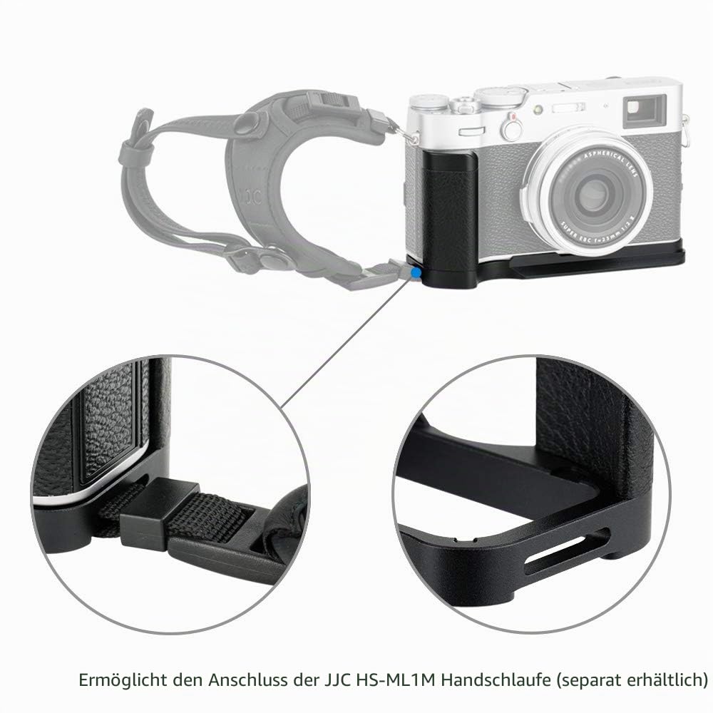 JJC Metall-Handgriff mit Schnellwechselplatte für Fuji X100V X100F Kameras