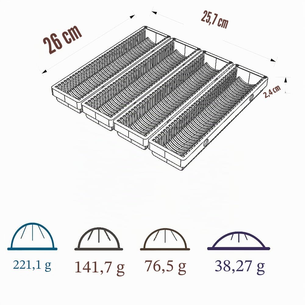 Lot de 4 organiseurs de tiroir pour capsules de café Nespress Vertuo, plateau de rangement pour capsules de café, connexion magnétique, noir