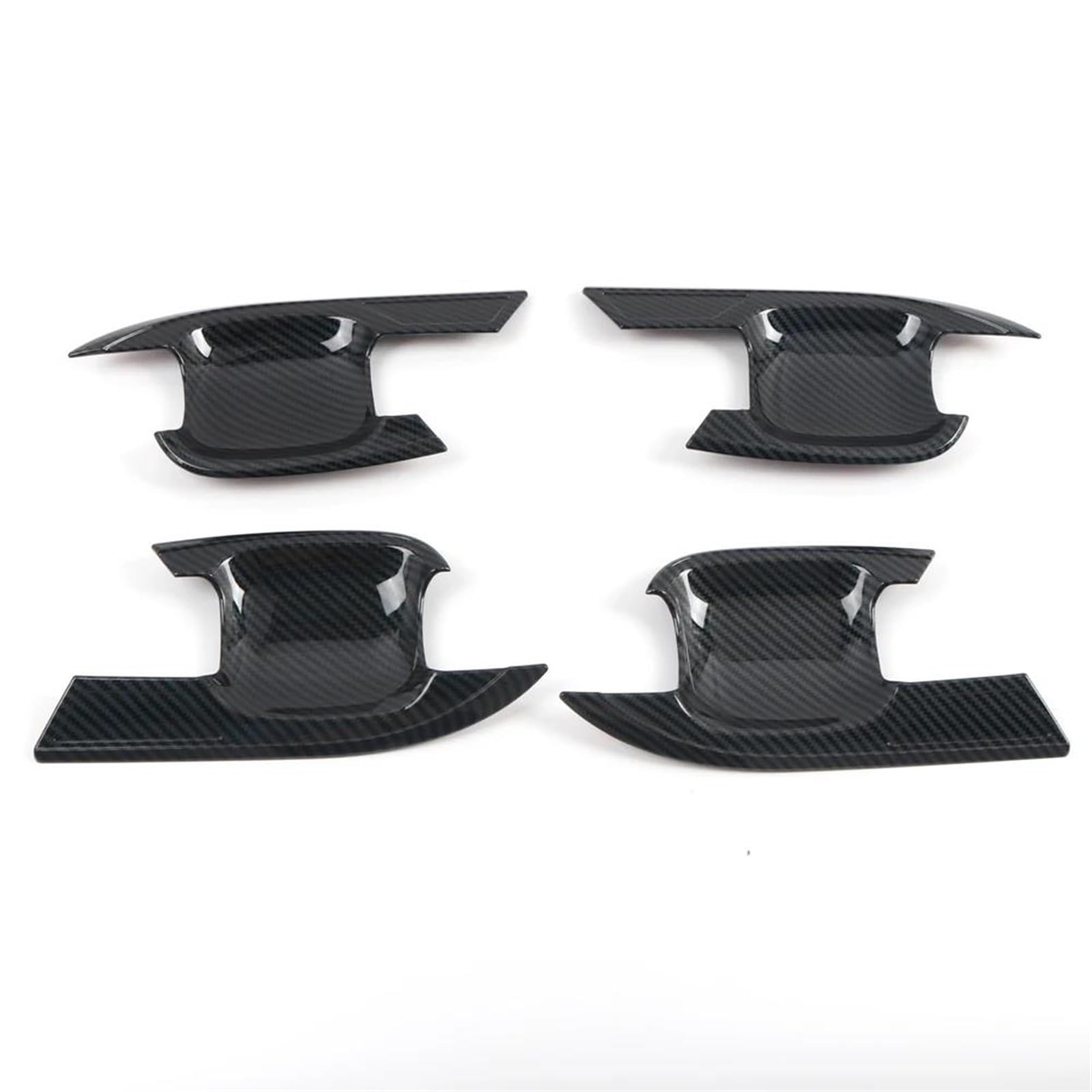 NMJLQW Car Accessories Exterior Door Side Handle Bowl Cup Cover Trim 4 Pack for Ford for Explorer U625 2020-2023