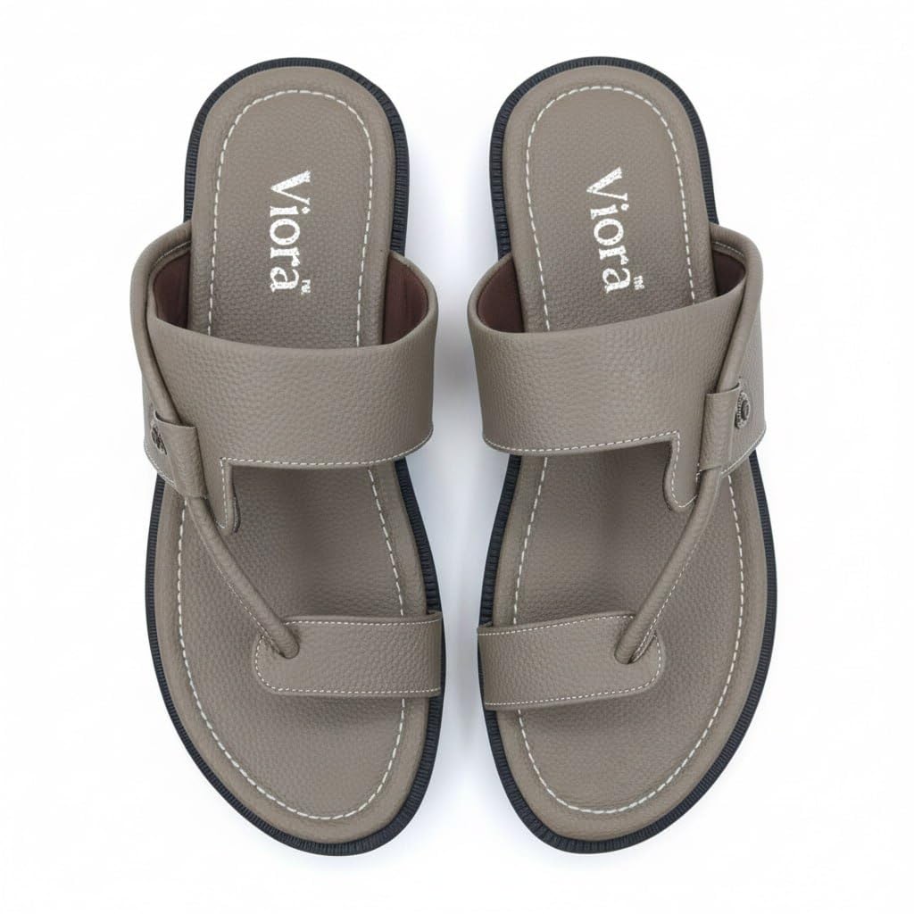 Men's Toe-Post Sandals,Slip-On Casual Footwear with Textured Sole, DD-14-image-19