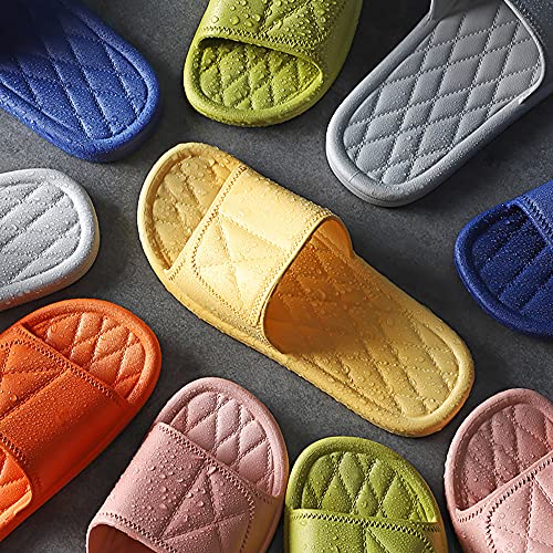 Unisex couple style bathroom indoor home slippers non slip soft comfortable simple slippers2