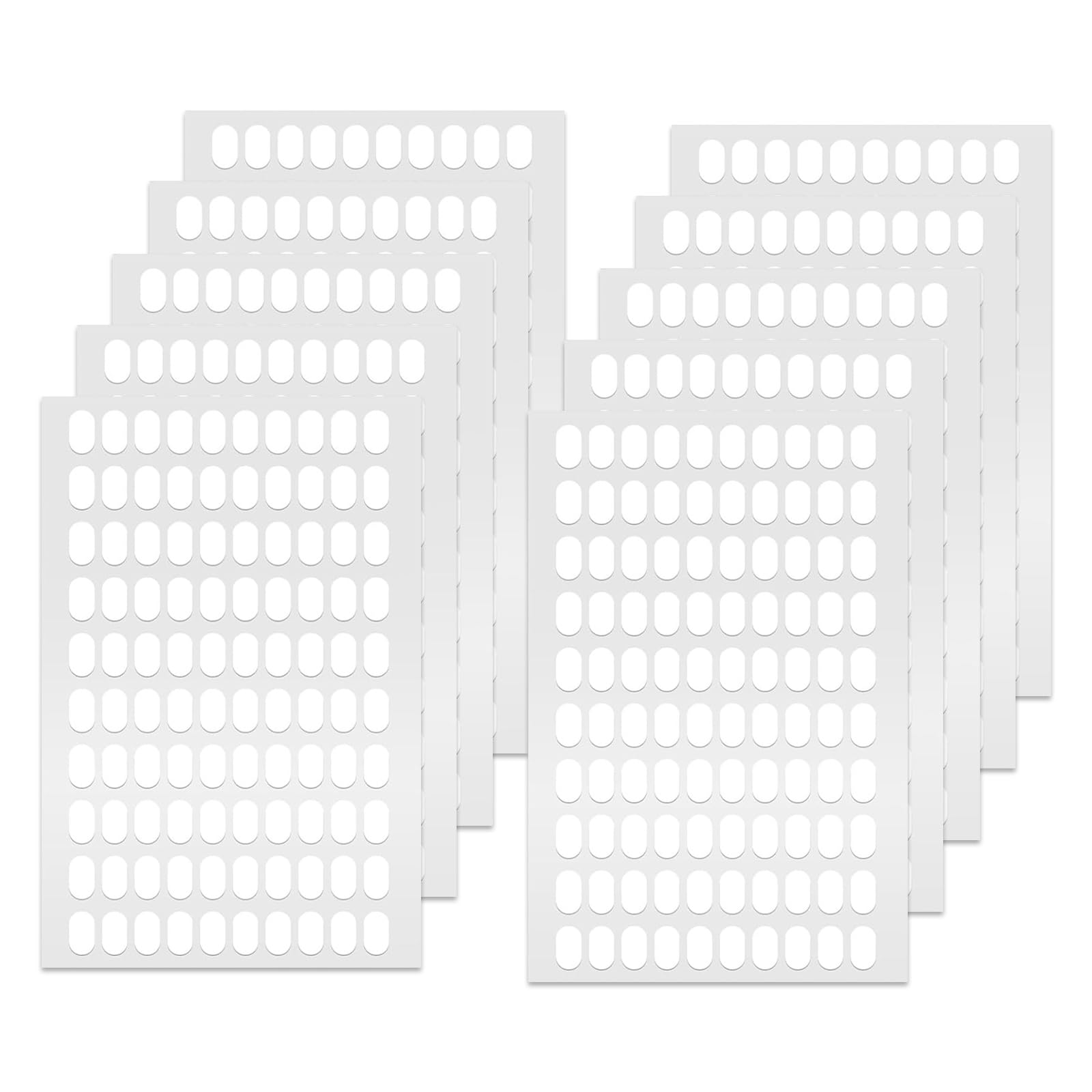 1000 Pcs False Tip Double Sided Adhesive Tapes, Pre-Cut Nail Display Strips, Nail Adhesive Stickers for Nails Display Stand, Painting and Nails Color
