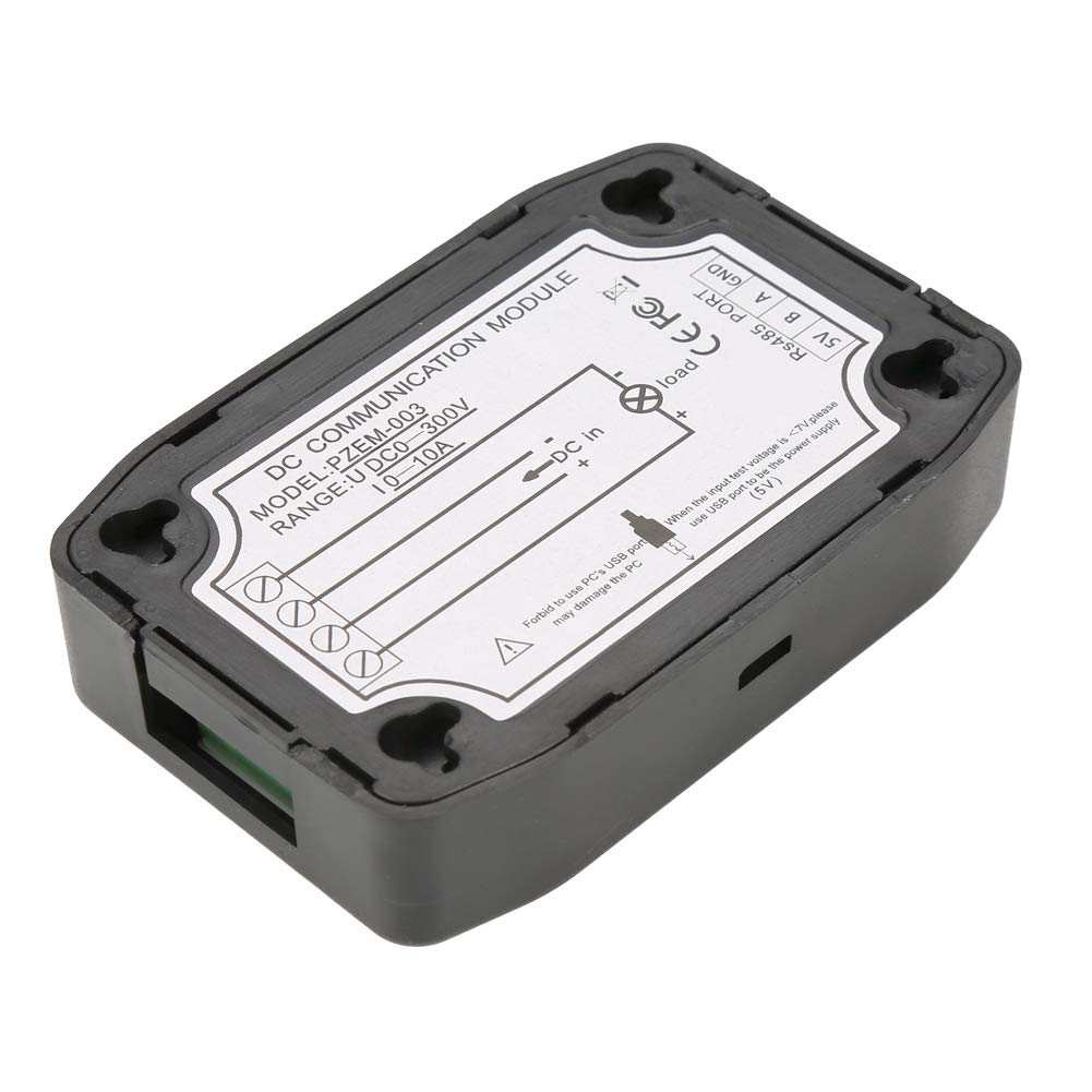 DC Voltage Current Power Energy Meter with RS485 Interface ModbusRTU and Alarm for High, Low Voltage Thresholds (PZEM-003+USB to 485 module)