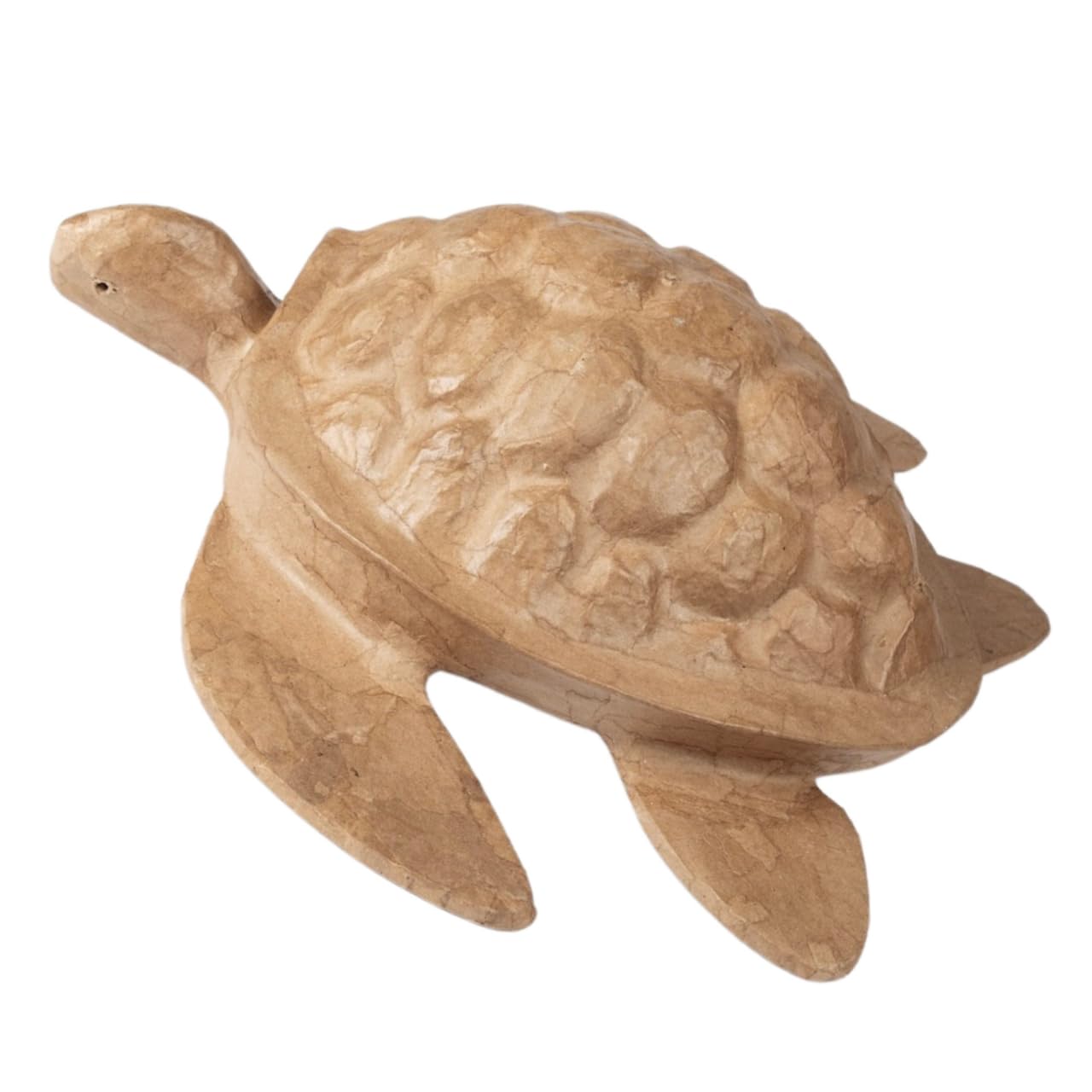 Natural Brown Paper Turtle Biodegradable Cremation Urn for Ashes, Earth Friendly Urn for Ground or Sea Burial, Eco Urn for Ashes, Adult Size, 15.75" L x 17.75" W x 5.25" H