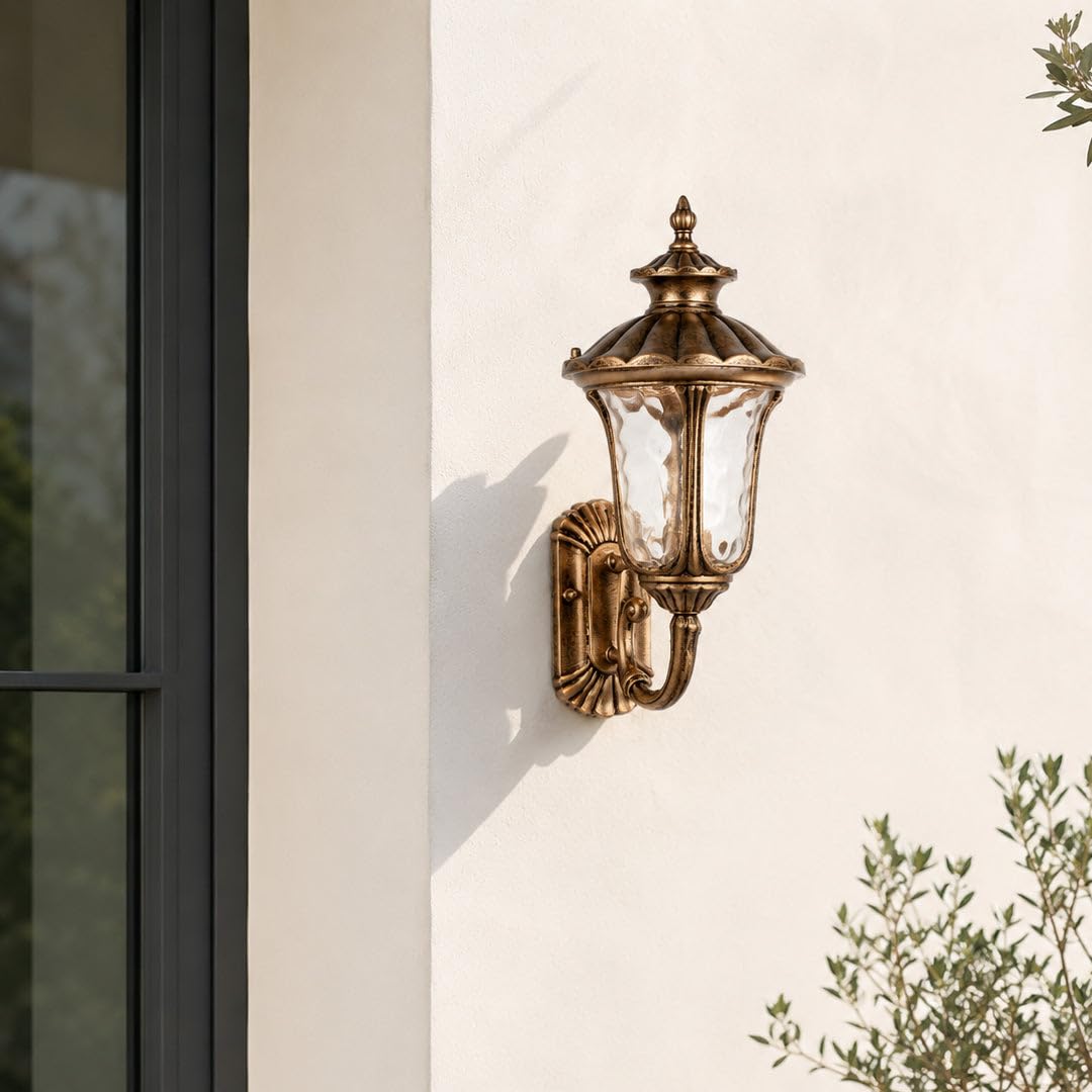Whispering Homes Bronze Villa Outdoor Wall Lamp - Large-image-44