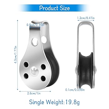 Single Wheel Marine Pulley Block With Hook Or With Shackle - Buy Single