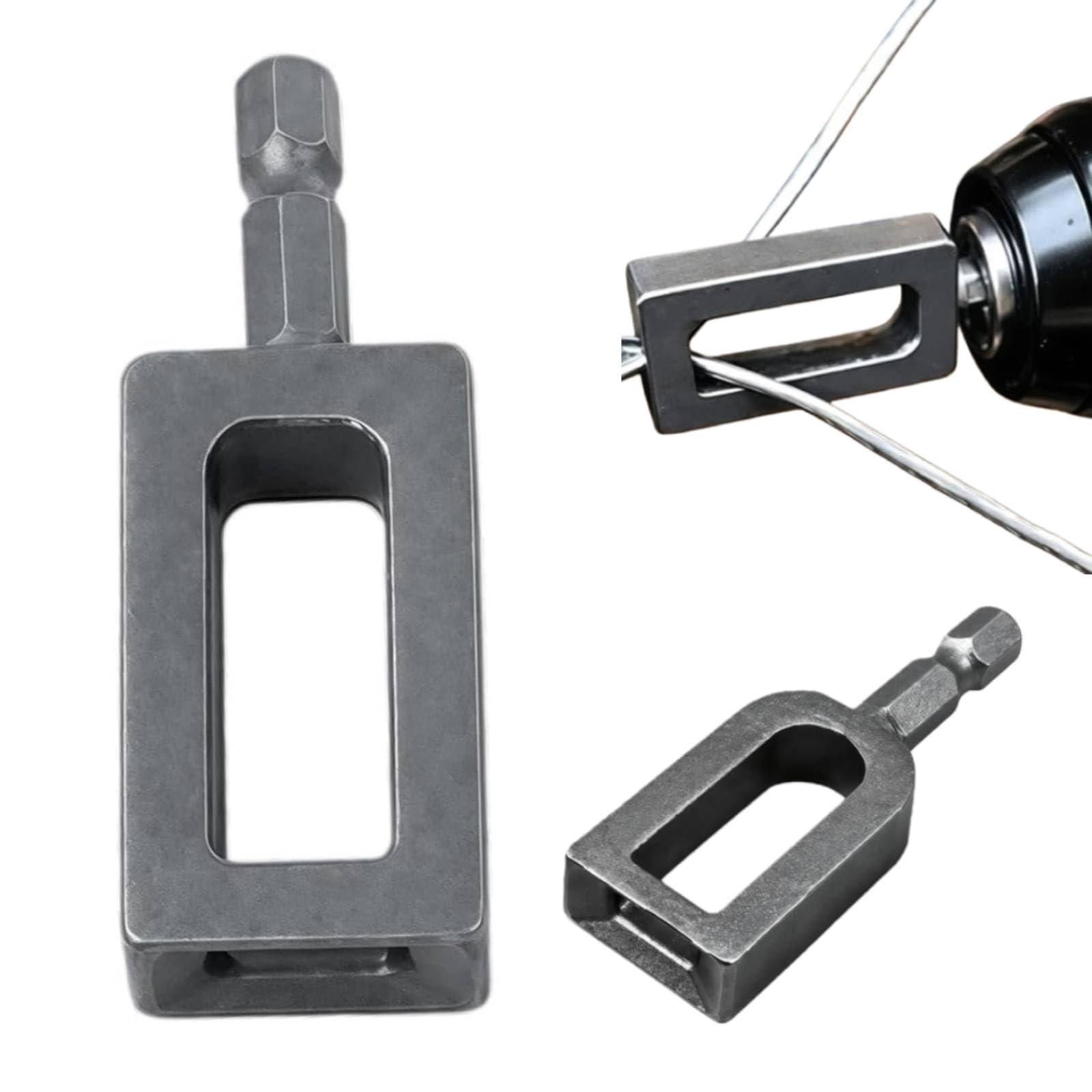 11 Type Wire Twister Tool For Drill, Steel Wire Twisting Tool With 1/4In Hex Shank, Heavy Duty Wire Nut Twister For Fence Repair, Rebar Tying, And Construction, Electrical Hand Tools (11 Type)
