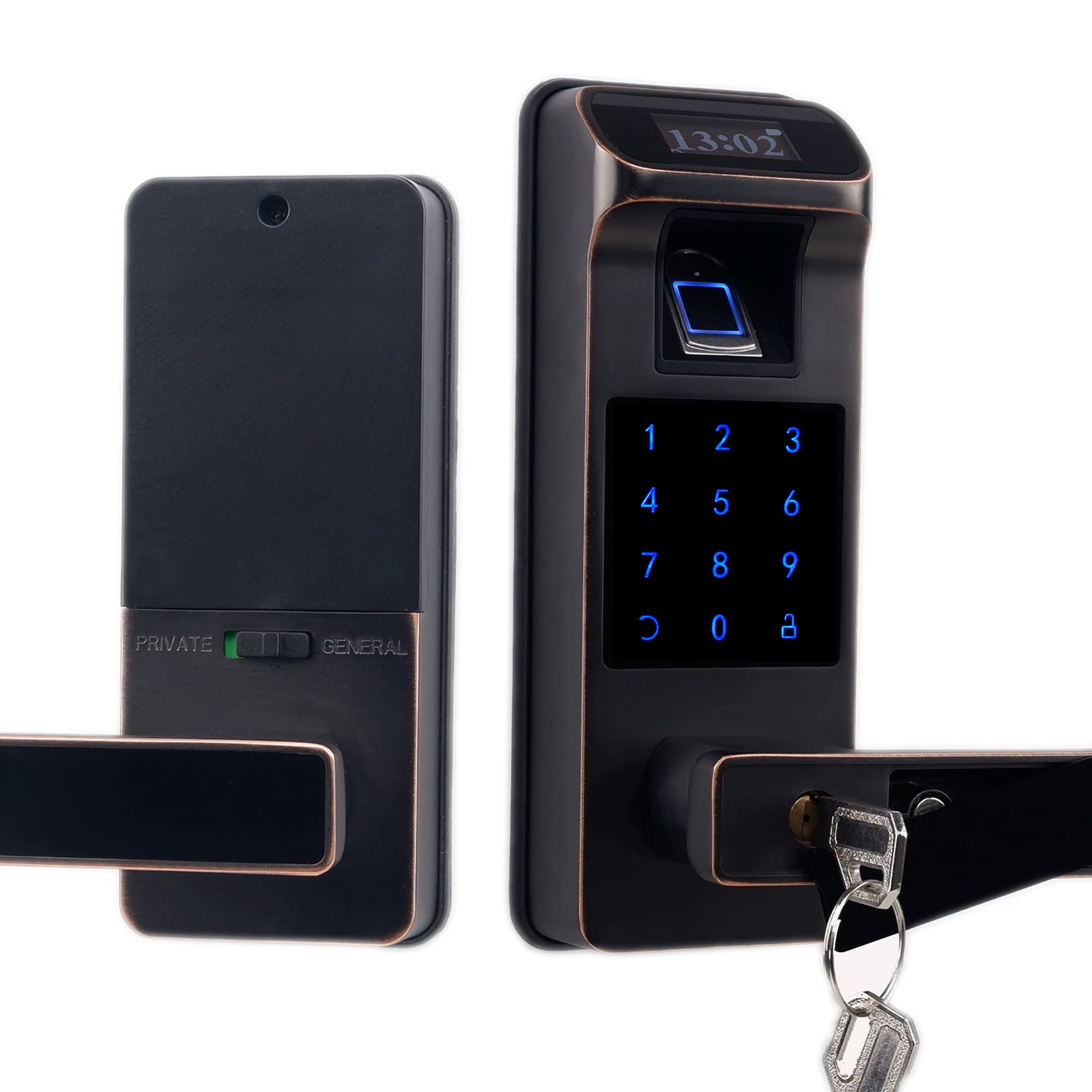 HARFO Fingerprint Door Lock, Keyless Entry Door Lock with Touchscreen