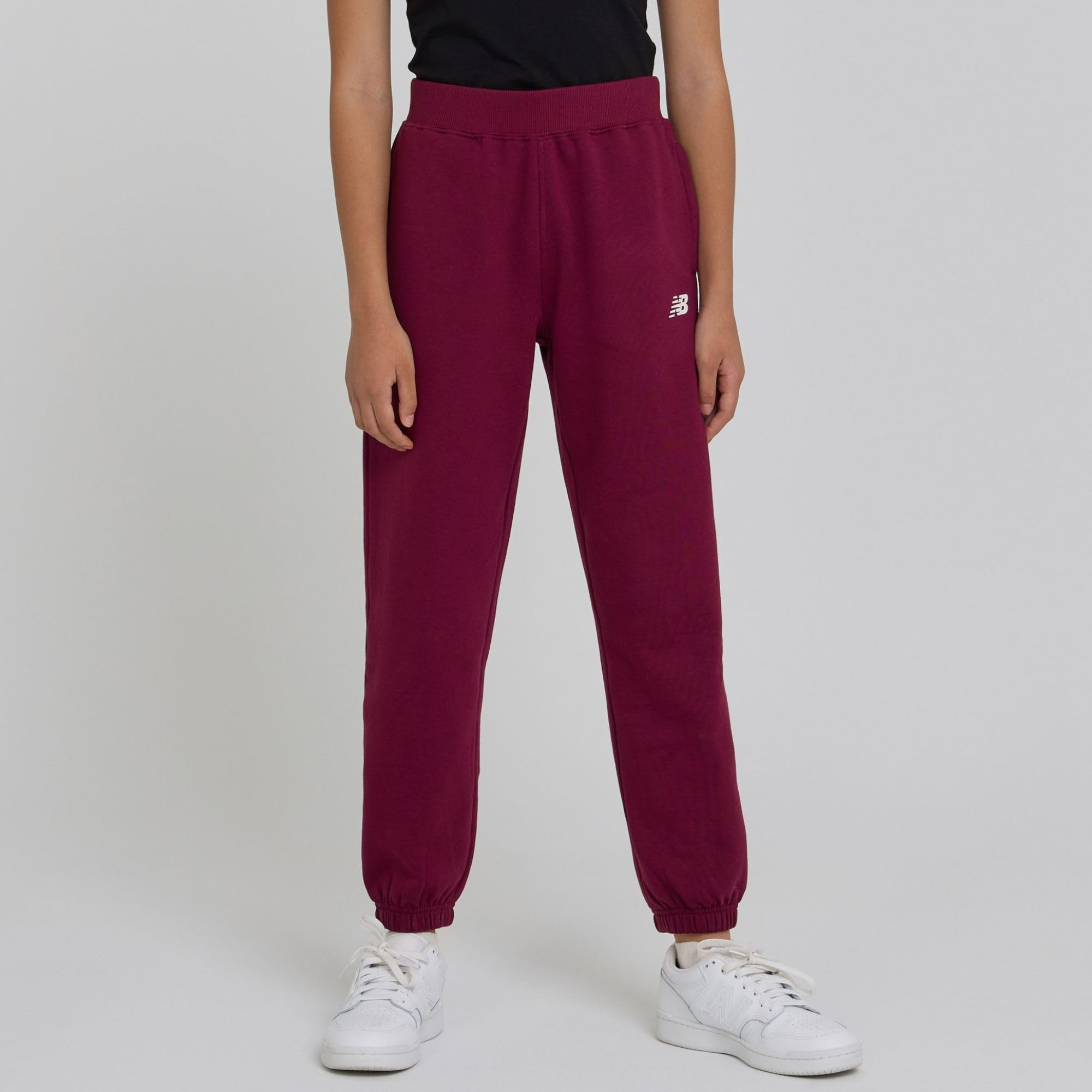New Balance Active-Fleece-Jogginghose für Mädchen, 3er-Pack, weiche Baumwollmischung, Fleece, athletische Leistung, lässige Sweatpants (4–16)