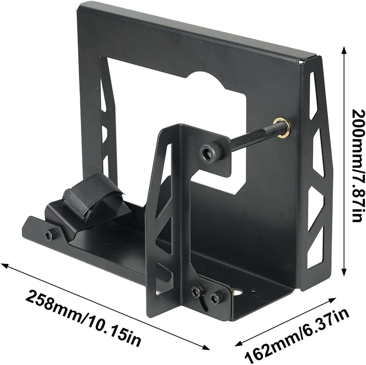 Electric Planer Bracket - Adjustable Tool Holder, Woodworking Support Mount | Sturdy Steel Construction, Inverted Position Stable for Enhanced Precision in Smoothing, Wood Shaping