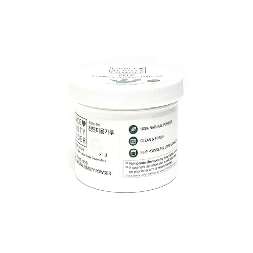 Miniatura 2 de [Polvo de belleza de hierbas coreanas] Prince Natural Beauty KELP Powder para máscara facial (2.8 onzas / 2.82 oz) con máscara facial de gasa 100%