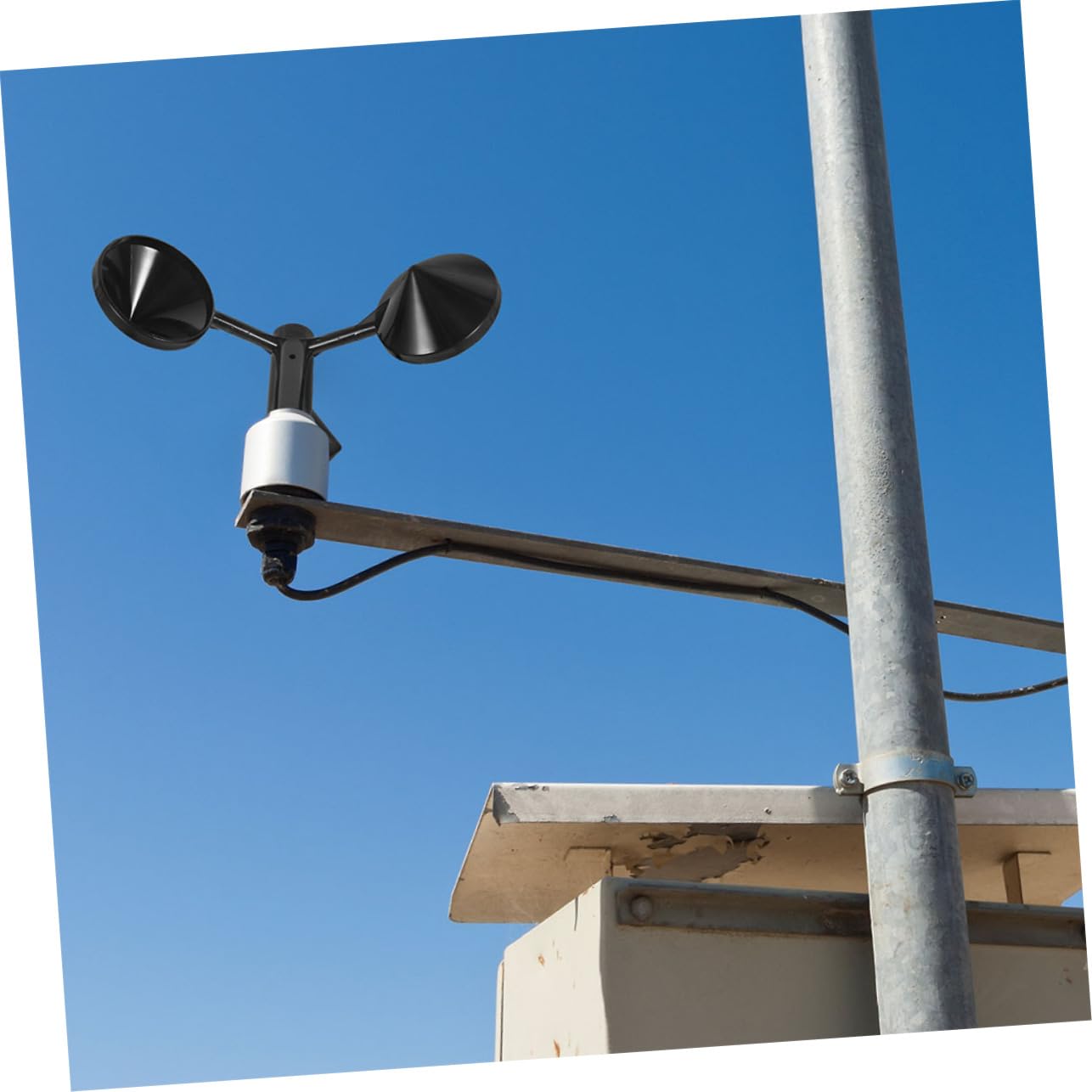 Yardenfun 3 Stück Windsensor Gehäuse Windgeschwindigkeitssensor Windmessgerät Ersatz Anemometerbecher Abs Robust Wetterfest Für Außendekor Terrasse Garten