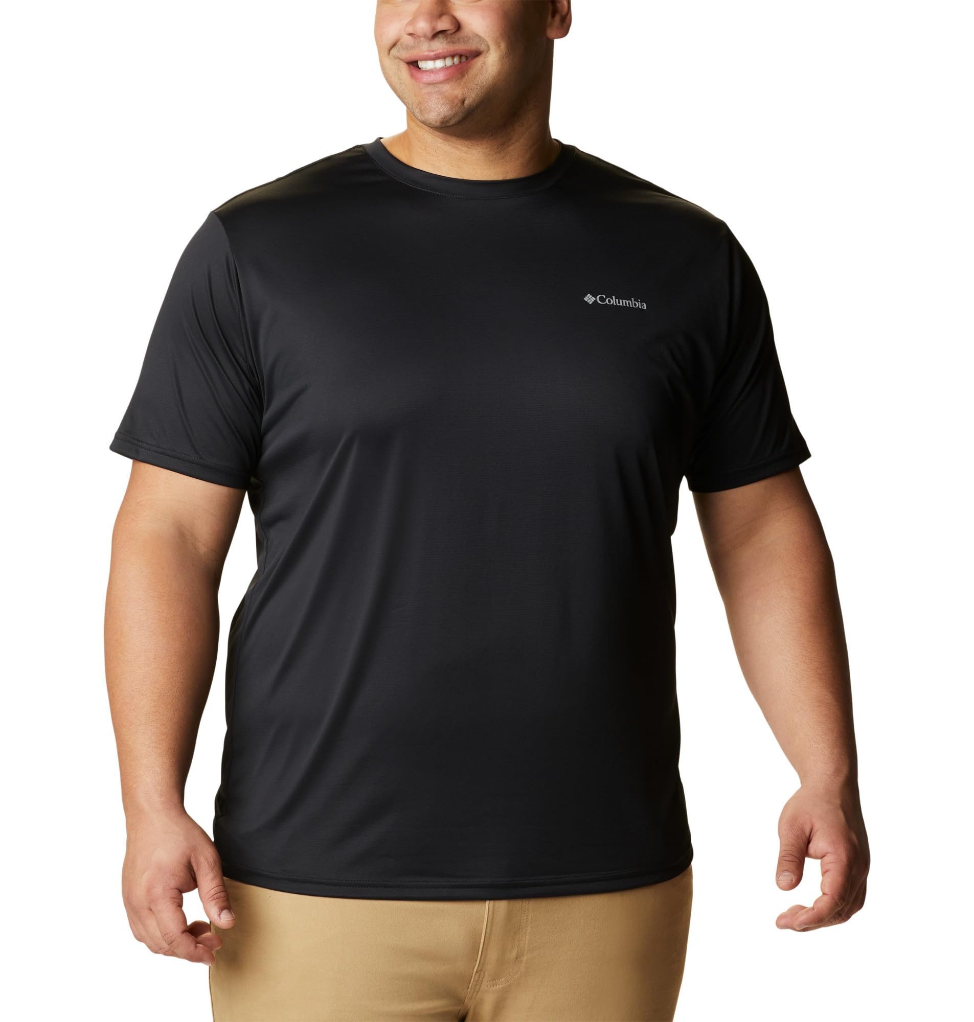 Columbia Hike Crew, Camiseta Técnica De Manga Corta para Hombre
