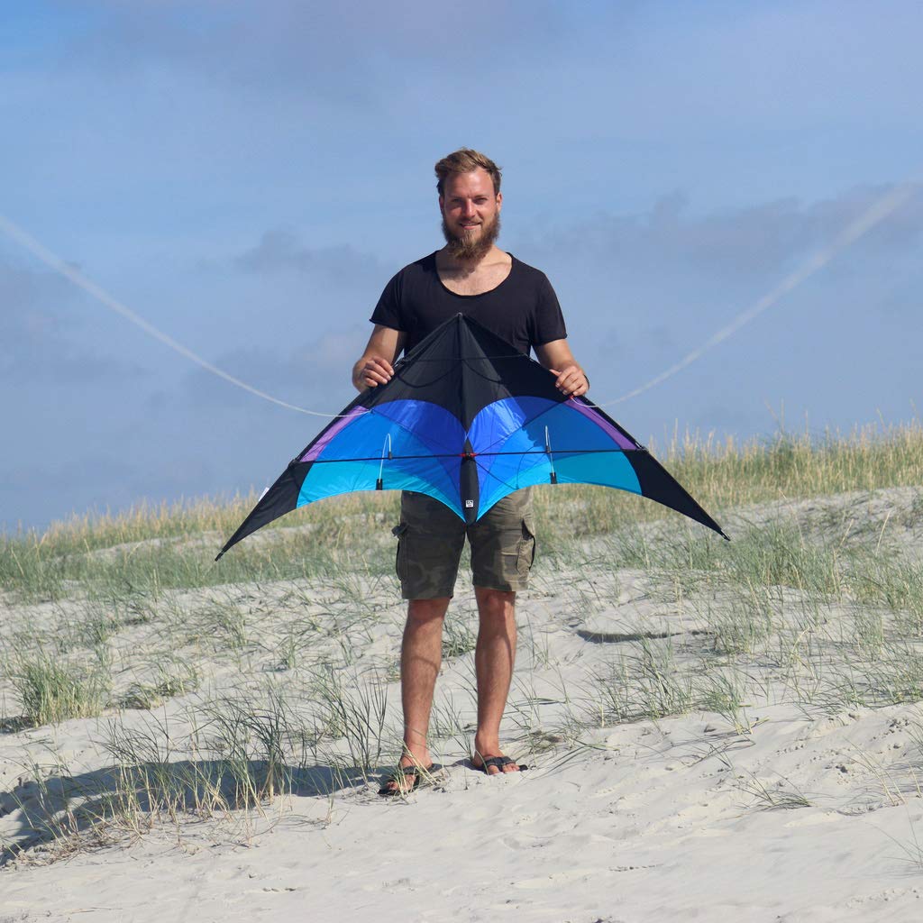 Wolkenstürmer Dragon de Direction Flip - Bleu - 2 Cordes - pour Enfants.