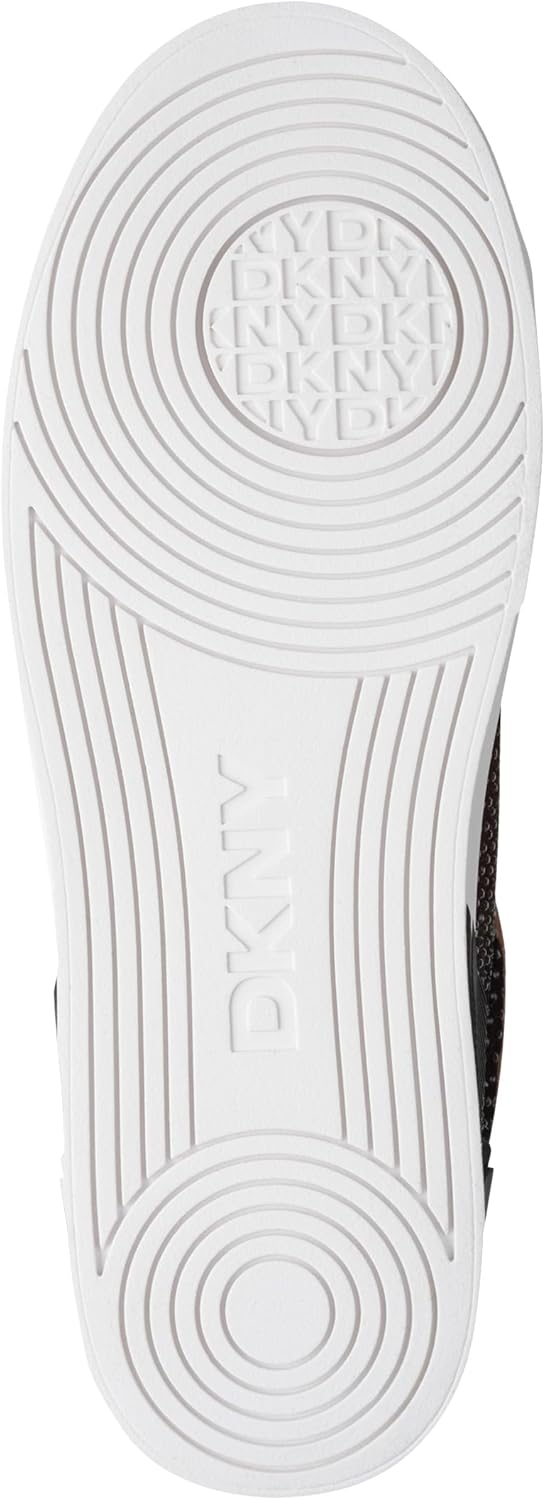 DKNY Womens Mei Everyday Lace Up Sneaker with Side Zipper - Image 2