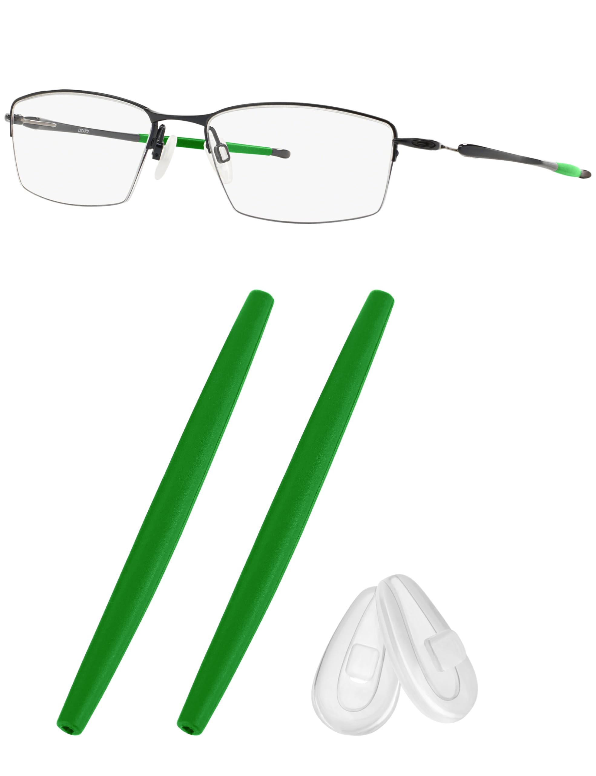 Replacement Earsocks &amp; Nosepieces Rubber Kits for Oakley Lizard OX5113 / OX5120 Eyeglasses