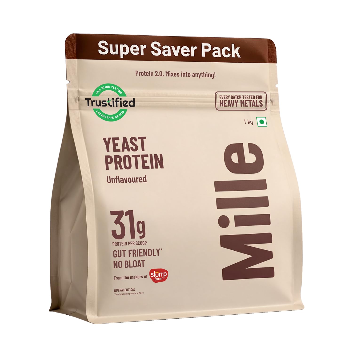 Mille Yeast Protein 31g Unflavoured 1kg - Image 1