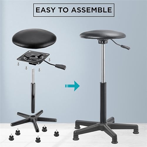 Miniatura 4 de Flashpoint Taburete para posar de 20 a 30 pulgadas, taburete de fotografía perfecto para estudio, fotografía en el hogar y en el lugar con 14