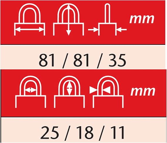 ABUS 20/70 DISKUS PADLOCK ABUS Security Level: 9