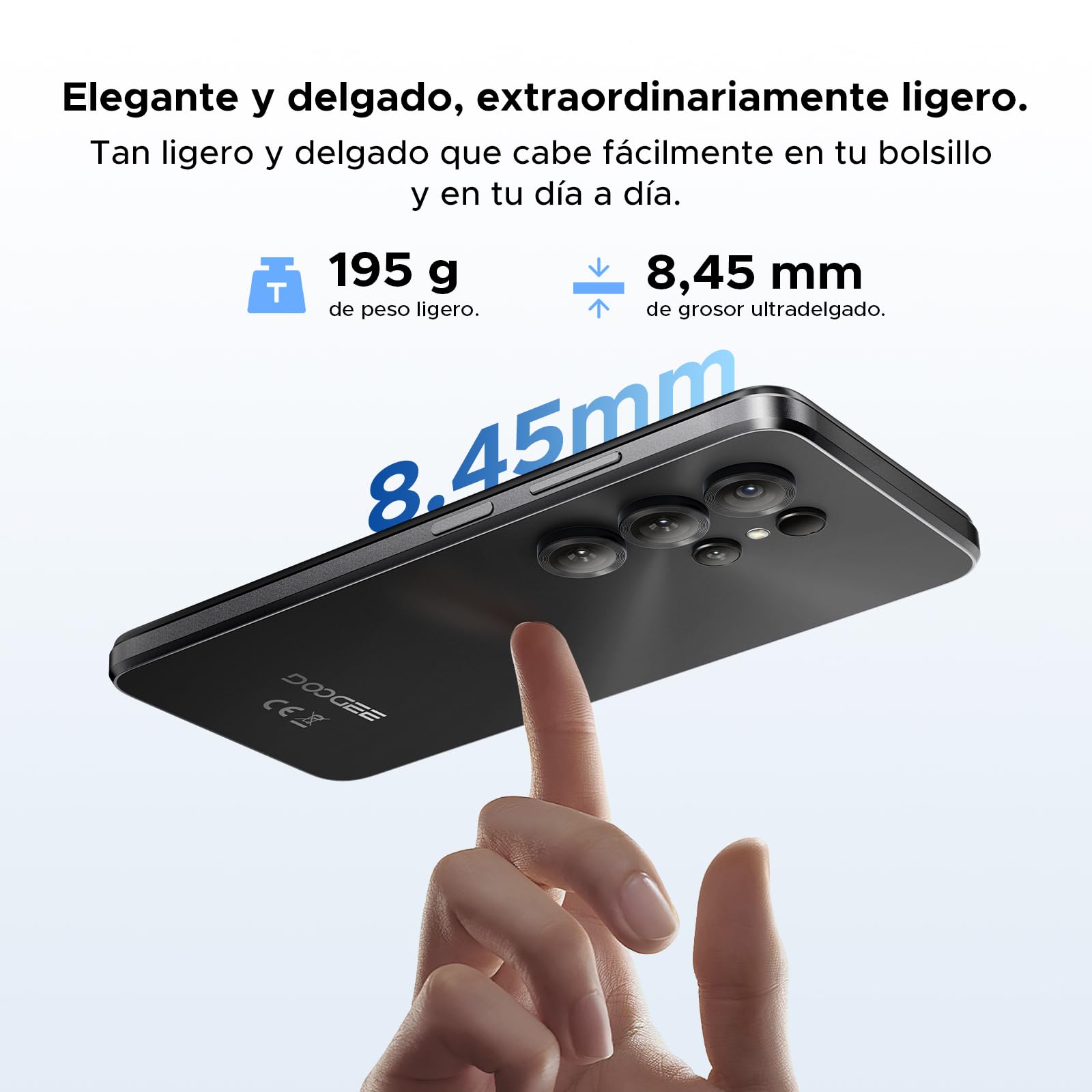 NOTE56XPRO Telefono Movil Octa Core Andriod 16, Batería 6150mAh, 32GB+128GB/2TB, 6.56" HD+ 90Hz Móvil,13MP+8MP,NFC/Dual SIM 4G/GPS/Huella Dactilar/Face ID/Widevine L1/3.5mm Jack Smartphone