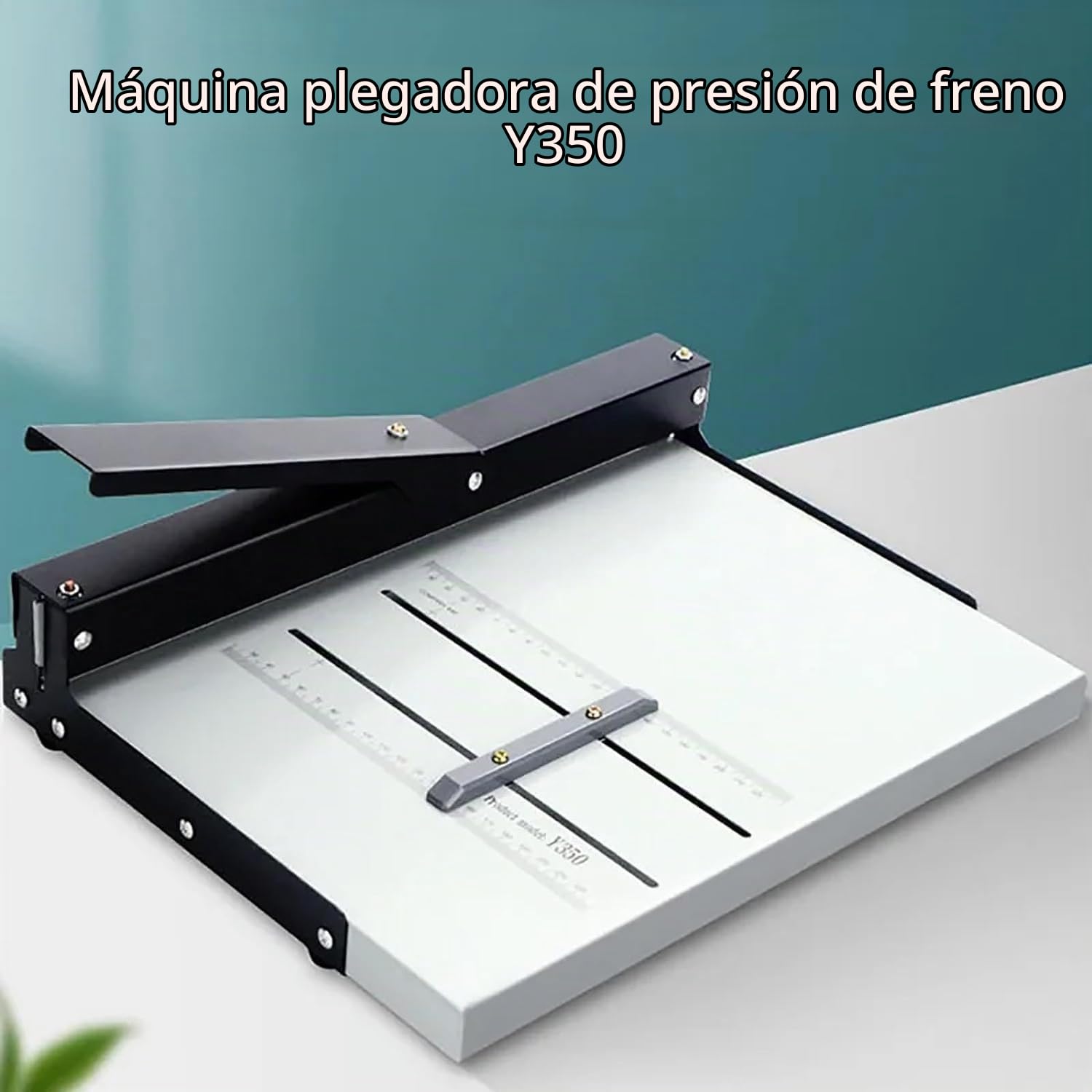 Máquina De Hendido Y Trazado, Máquina De Hendido, Hendidora Manual, 350 Mm/13,8", con Bloque De Fijación, Escala Clara, Alta Precisión