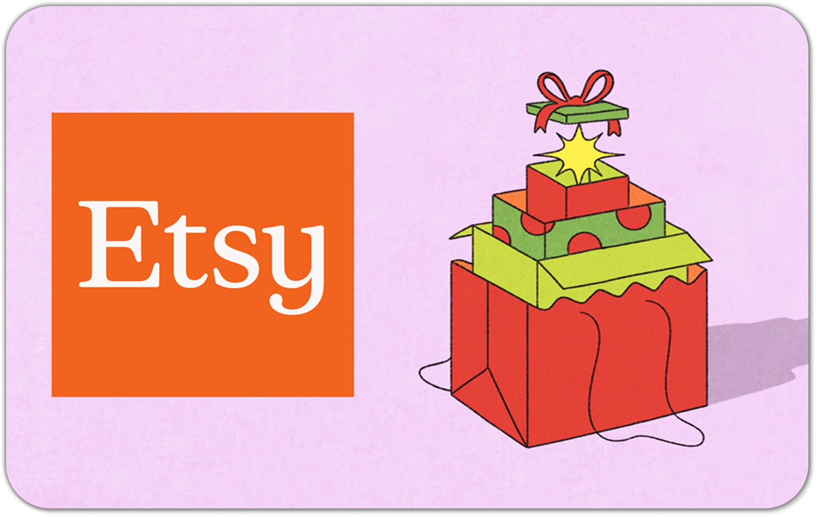Etsy Red Present eGift Card