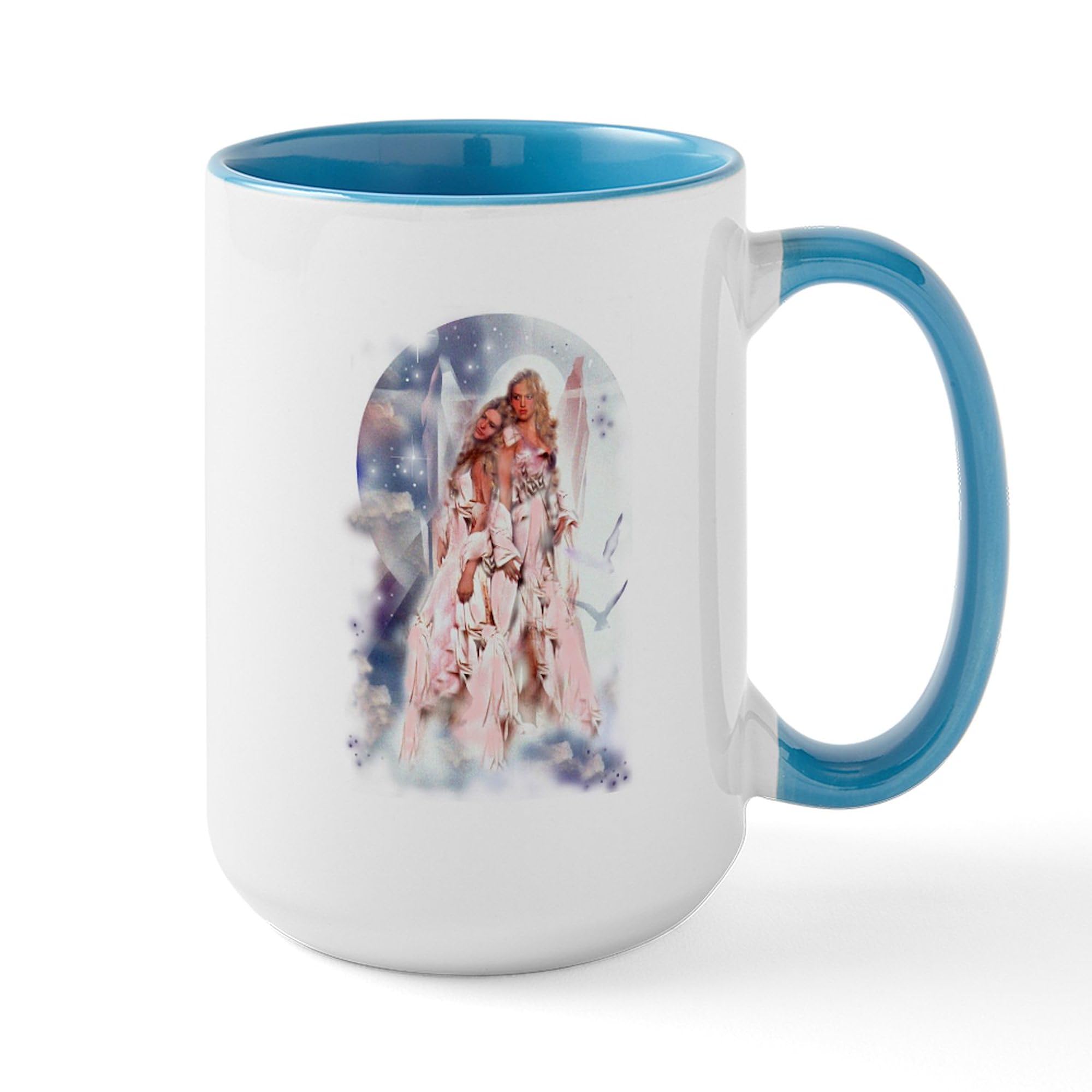 CafePressGuardian Angel Large Mug 15 oz (444 ml) Ceramic Coffee Mug