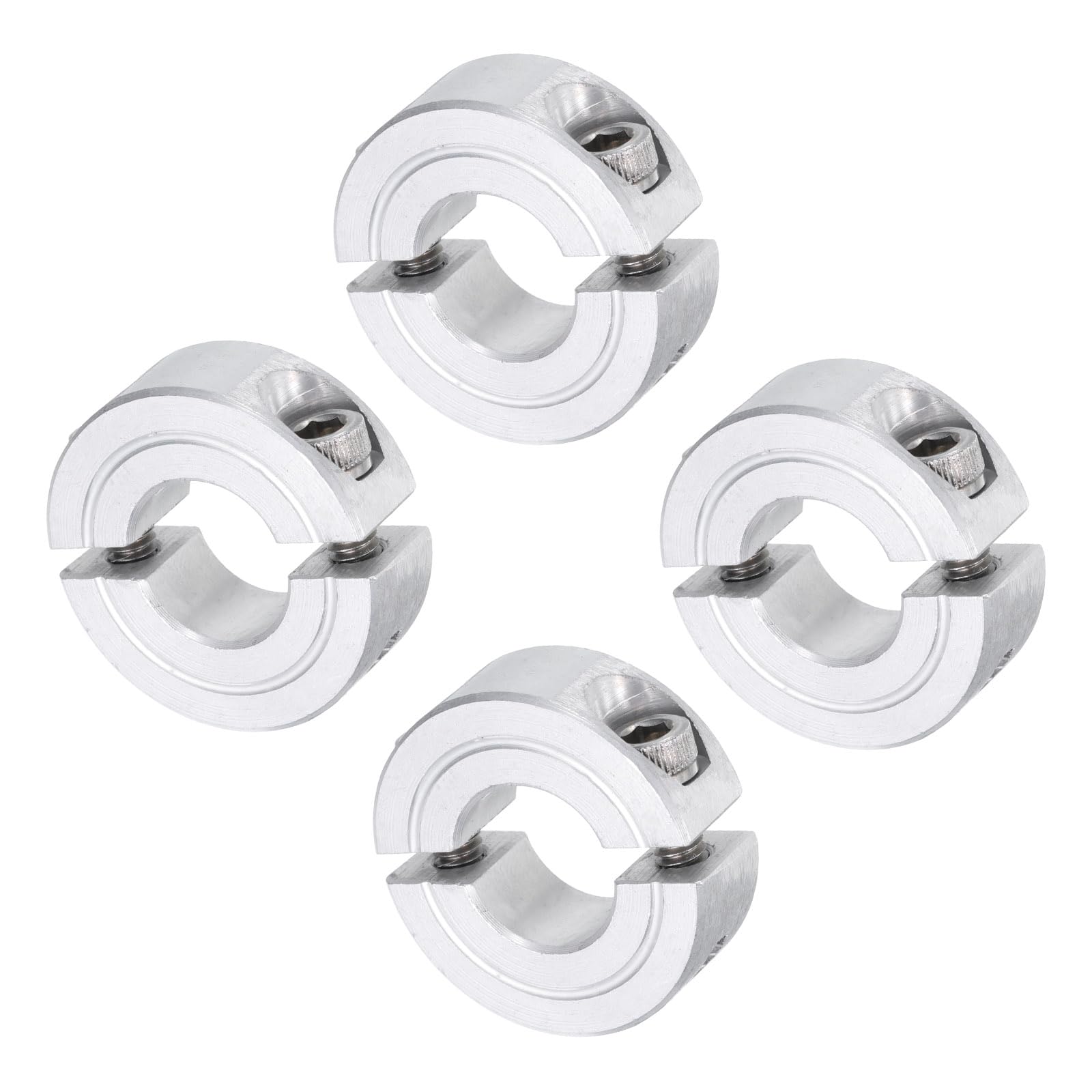 Collier de serrage à double fente 12,7mm en deux pièces pour guidage d'arbre