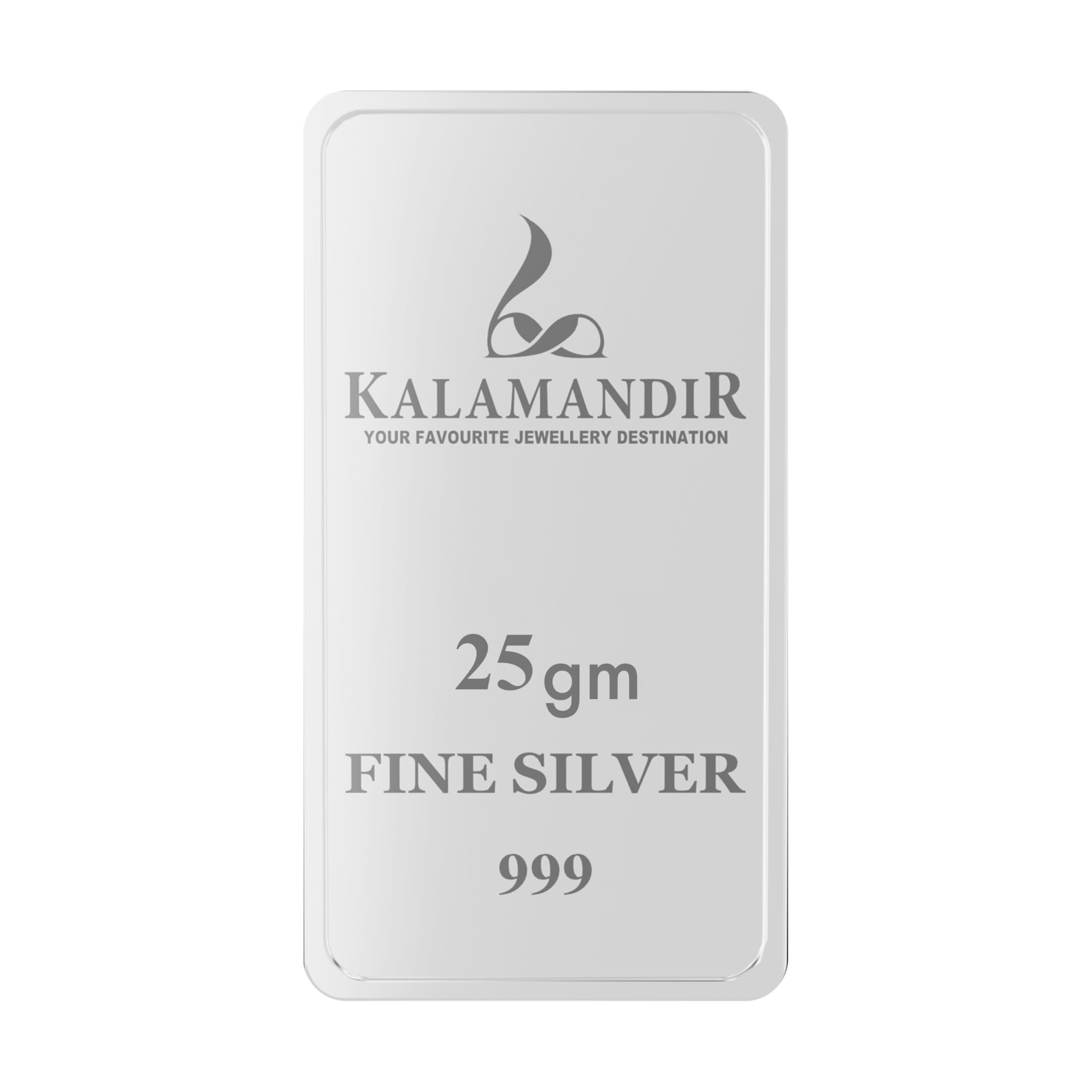 KALAMANDIR 999 Purity 25g Silver Bar Laxmi