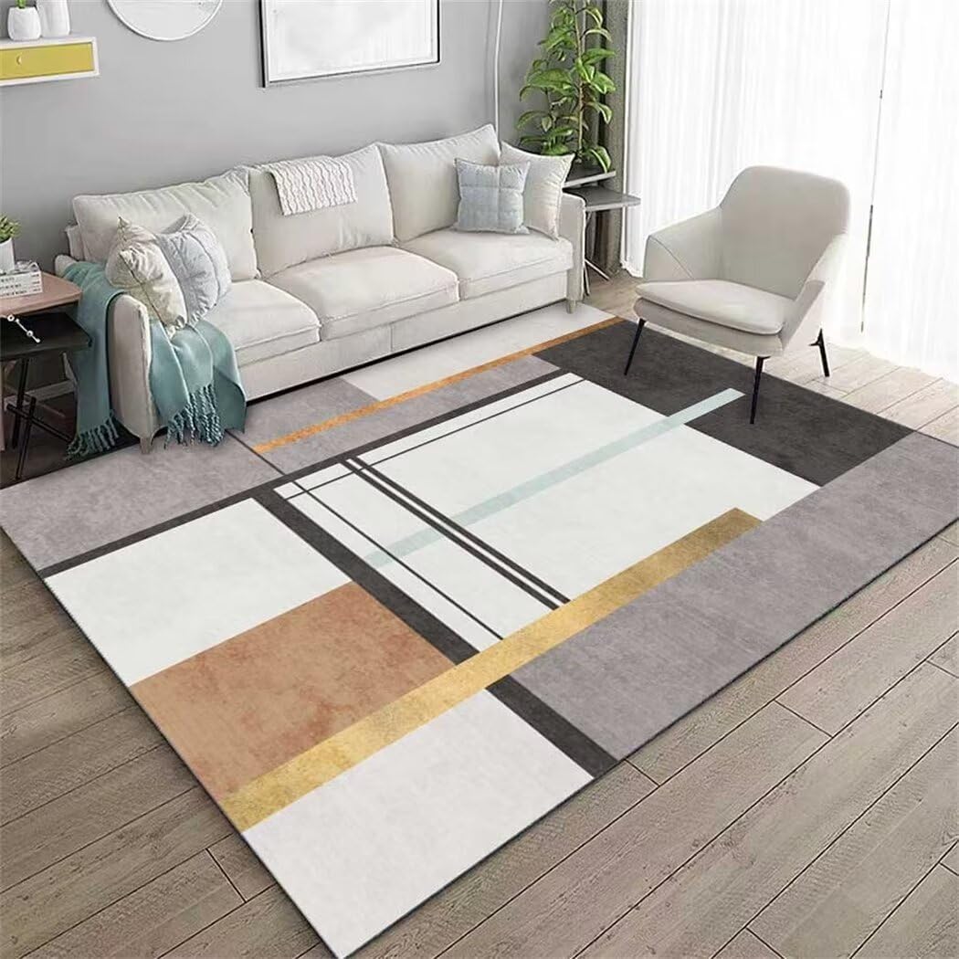 Tapis de chambre lavable et facile à ranger 160X230cm doux