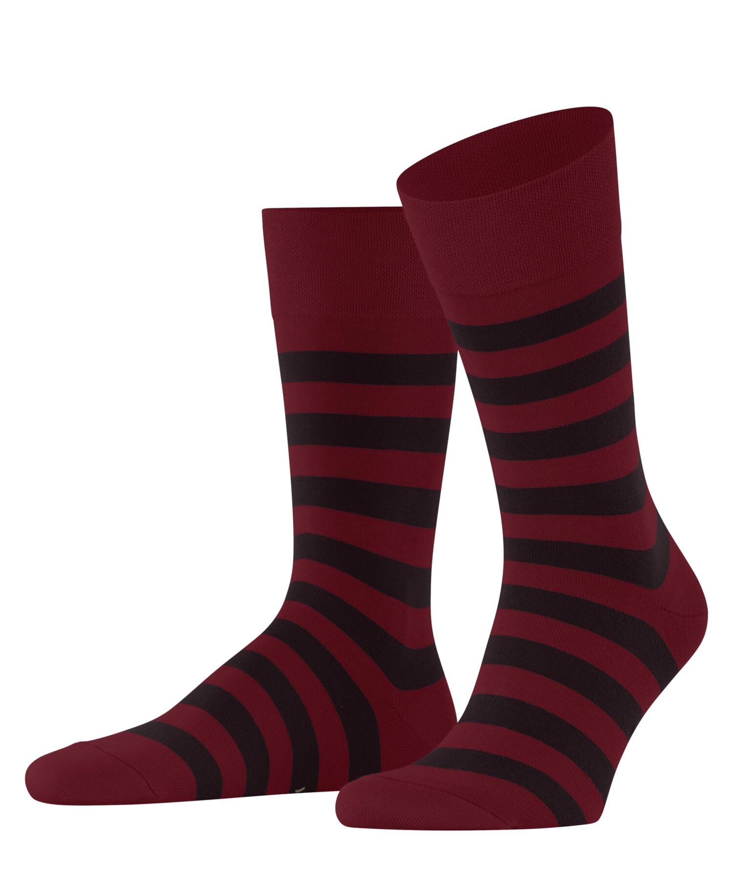 FALKE Men's Sensitive Mapped Line M So Cotton With Soft Tops 1 Pair Socks, Red Scarlet 8228, 11.5-14