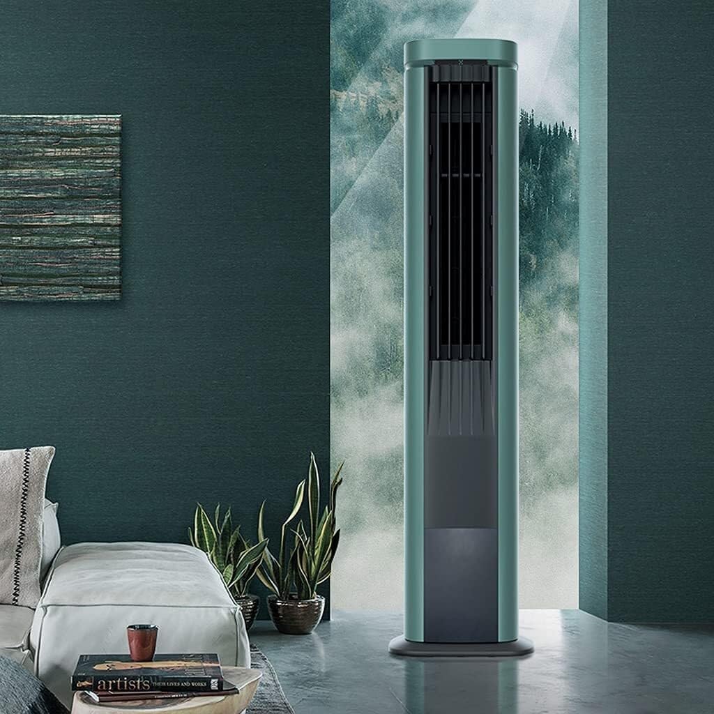 4-in-1 Air Cooler Fan, Air Purifier, Humidifier & Oscillating Air Conditioner with 60° Rotation, 4 Power Levels, Remote Control