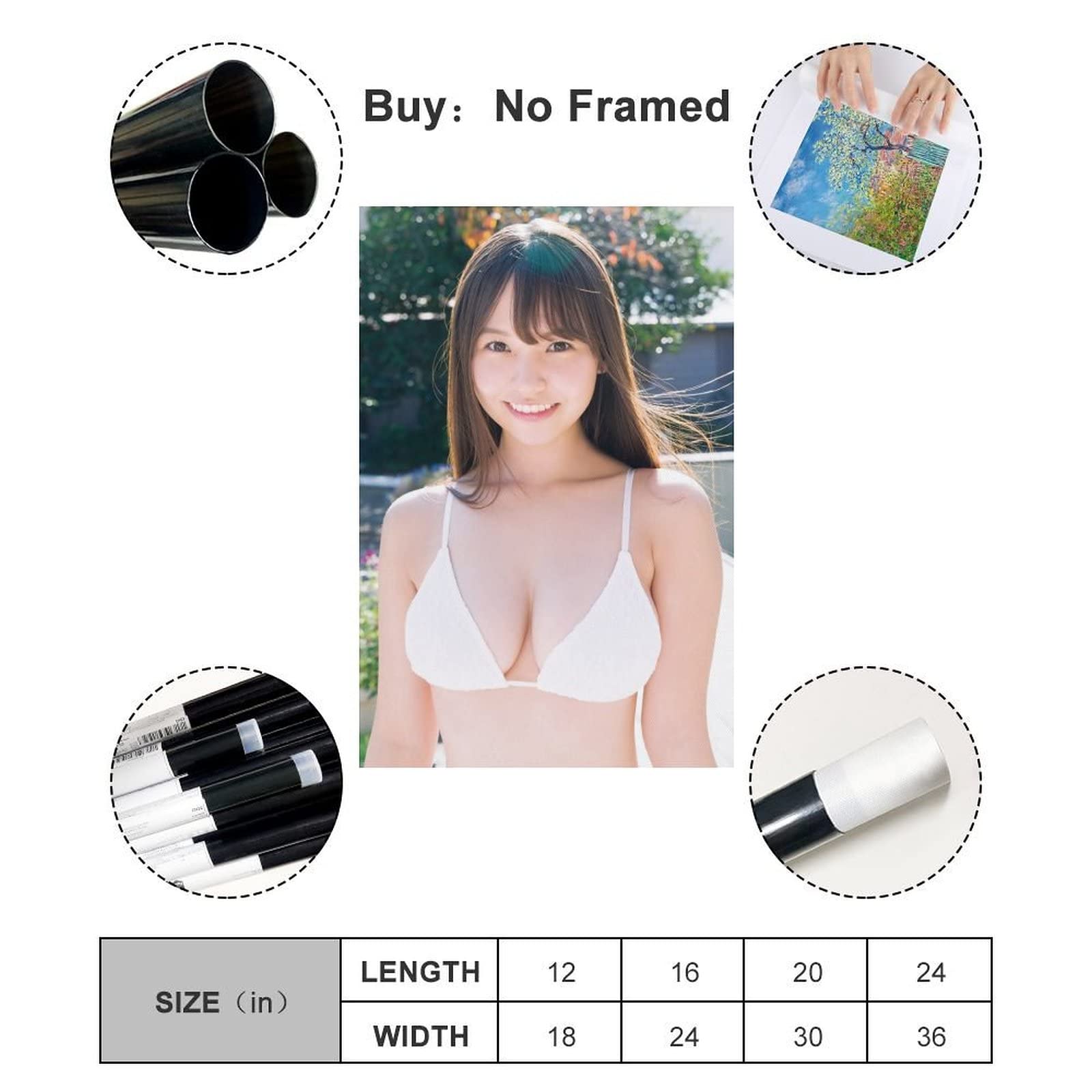 本郷柚巴　B2ポスター Amazon.co.jp: NMB48本郷柚巴画像写真セクシー下着ポスター2