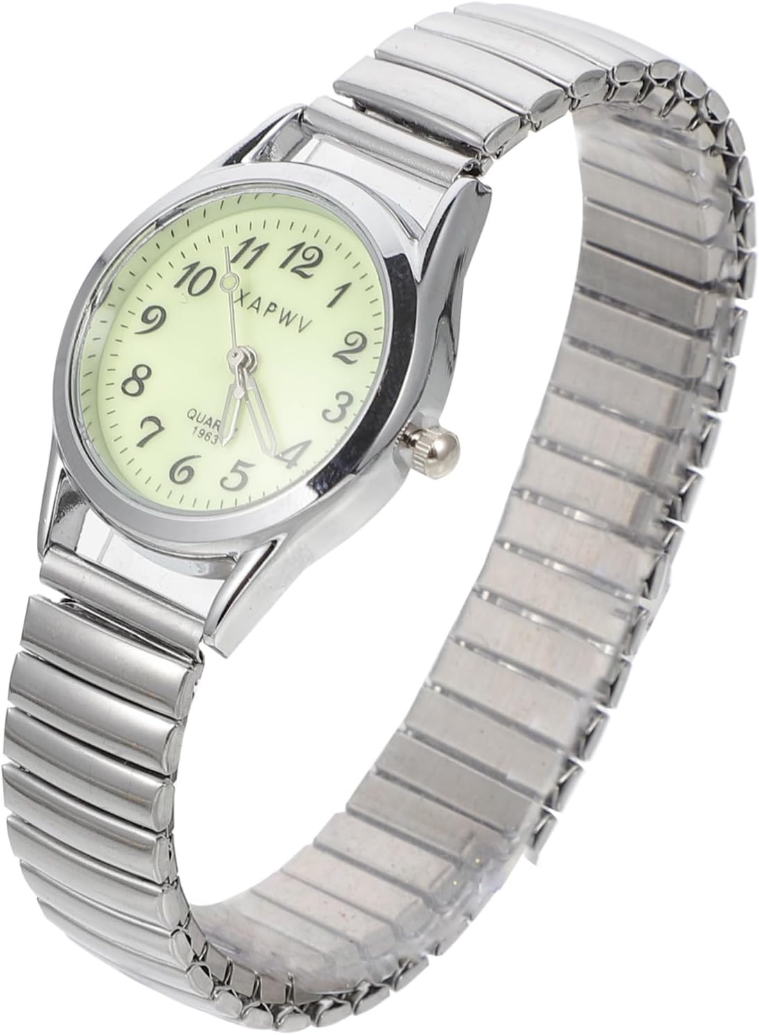 PACKOVE Couple Watch Stretch Wristwatch Elderly Watch