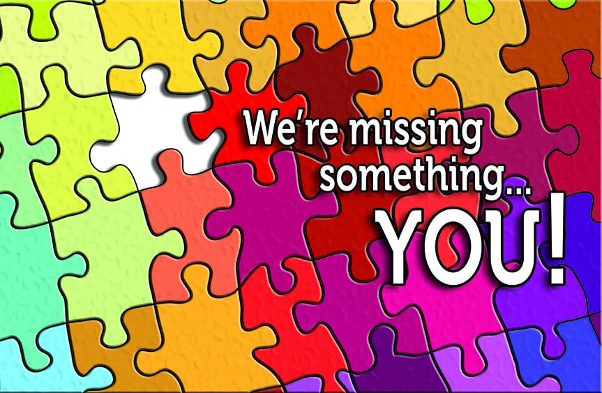 Packaged Postcards - Christian Missed You Post Cards - We're missing something... You! - NIV Scripture - Package of 25